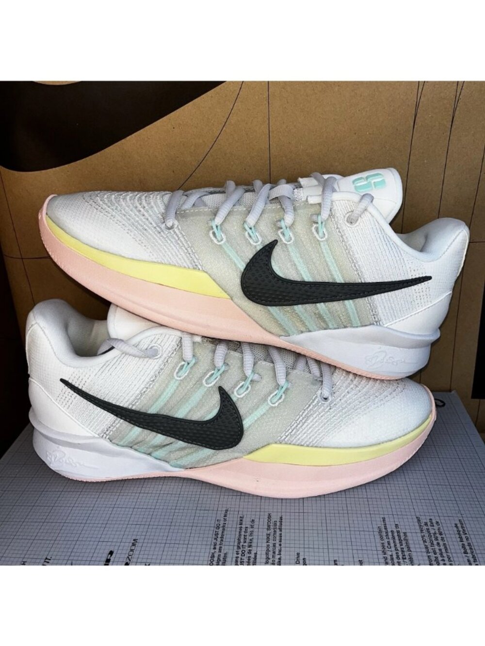 NEW Nike Sabrina 3 HF2881-100 “Silencer”Basketball Multicolor Men Size 10.5